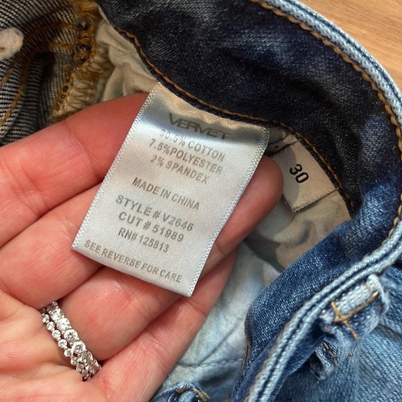 Vervet cropped flare jeans size 30 - Picture 4 of 4